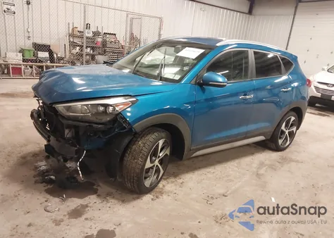 2018 Hyundai Tucson Limited z USA, uszkodzony, nr VIN KM8J3CA25JU819038